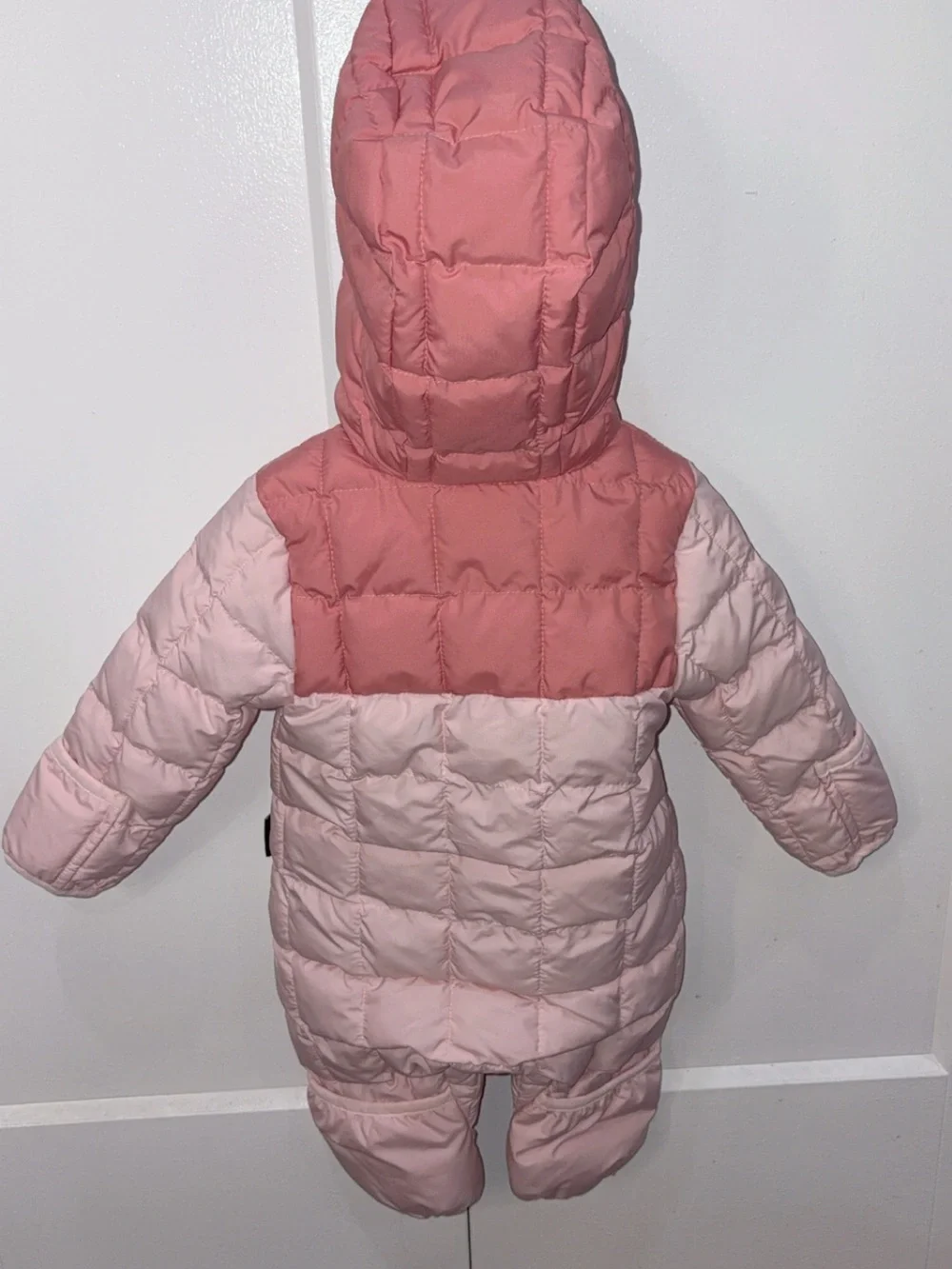 The North Face pink insulated